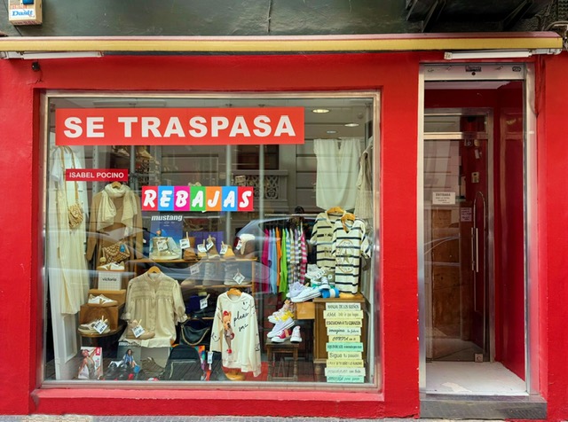 Tienda de moda en el centro de Zaragoza
